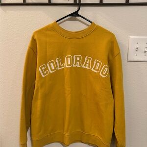 Yellow / Long Sleeve /  Colorado Sweatshirt